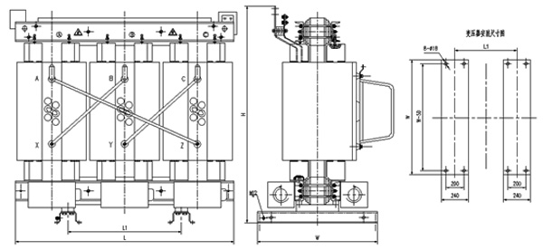 环氧树脂浇注三相干式变压器9 环氧树脂浇注三相干式变压器9